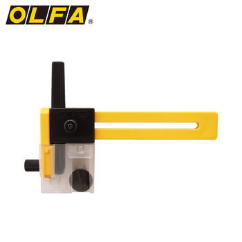 OLFA CMP-1 tăietor circular pentru hârtie, tip subțire, lamă 1,4 cm, lungimea mânerului 108 mm, dimensiunea maximă de tăiere a hârtiei: A4