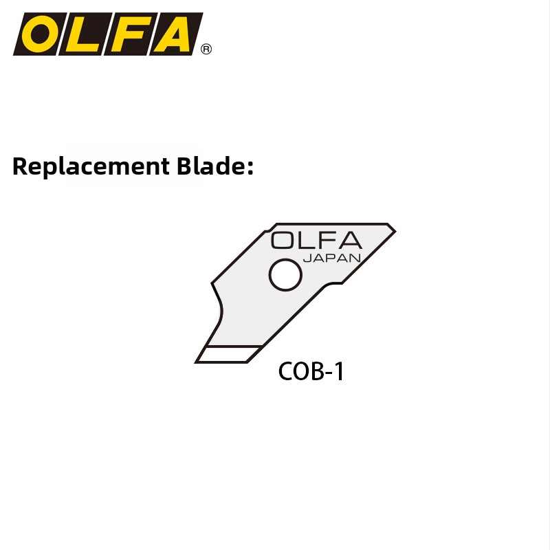 OLFA CMP-1 kruhový rezník na papier, tenký typ, dĺžka čepele 1,4 cm, dĺžka rukoväti 108 mm, maximálna veľkosť rezania papiera: A4