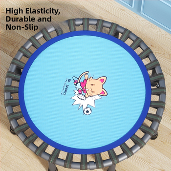 Amex iekšējais bērnu tramps ar drošības tīklu – tērauda cauruļu konstrukcija, pielāgošana pieejama, mājas fitnesam