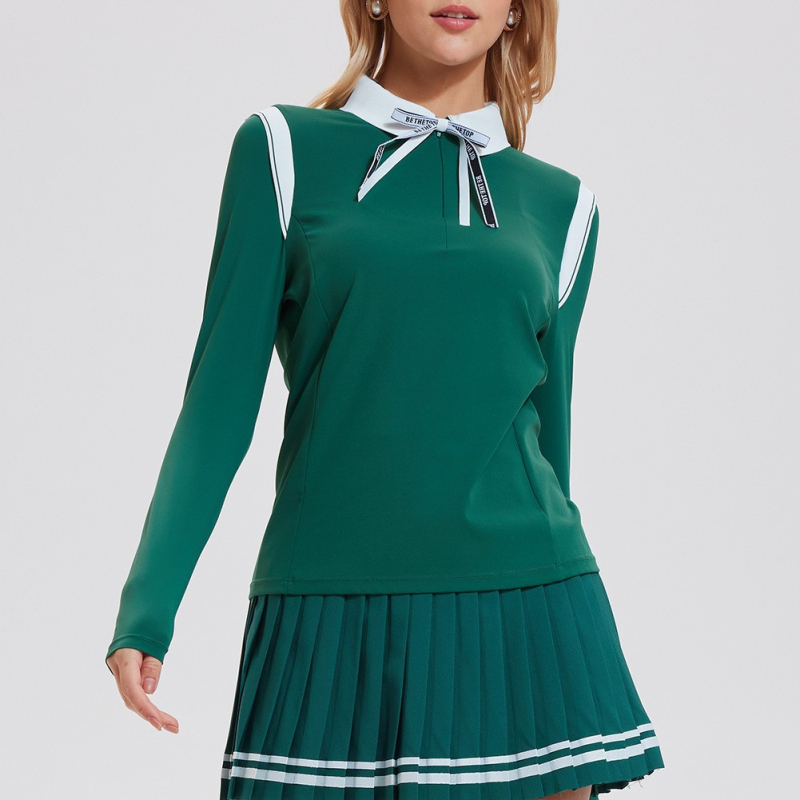 Ženski dugi rukav jogatop s patentnim zatvaračem i ovratnikom, opuštenog kroja (Materijal: Spandex 18%; Podstava: Nylon 82%; Rukavi: dugi; Duljina: bokovi; Sezona: zima/proljeće/jesen)