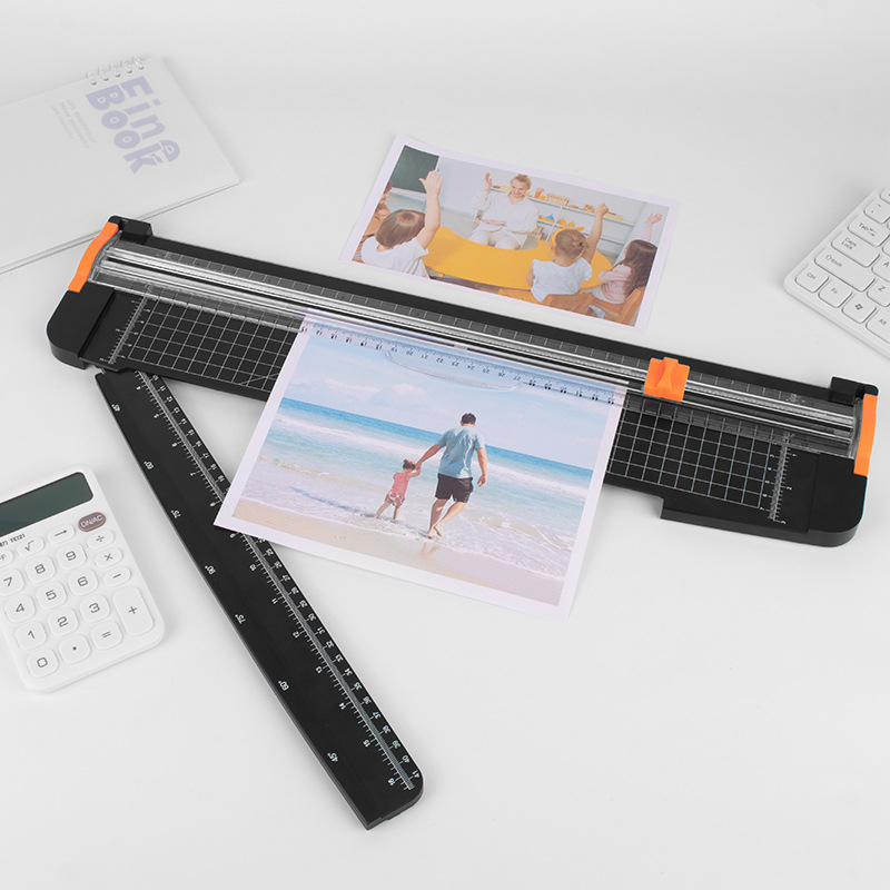 Tăietor de hârtie ZEQUAN, plastic, tip glisant, model A3+