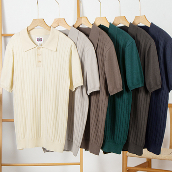 Muško polo od Mulberry svile, slim fit, kratki rukavi, jednobojna boja, završna obrada pranjem