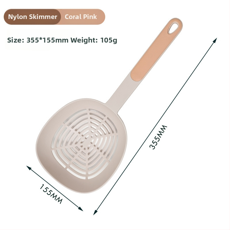 Kuchynská lyžica z Nylon+PP materiálu, protišmyková a tepelne odolná, rukoväť PP