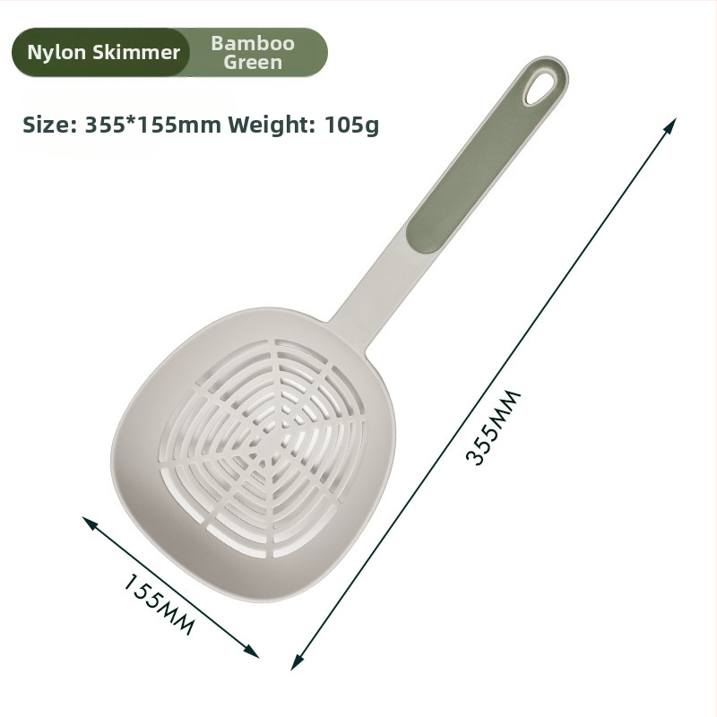 Kuchynská lyžica z Nylon+PP materiálu, protišmyková a tepelne odolná, rukoväť PP