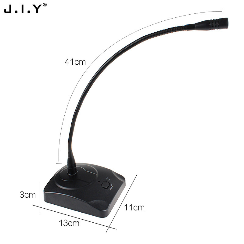 SF-38 6,35 мм кабелен конферентен микрофон с гъвкава шийка, настолен, за лекции и срещи, 20 Hz-20 kHz, SNR ≥75 dB