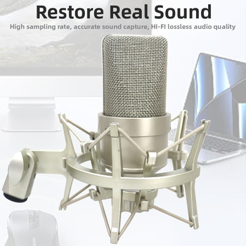 103 Кондензаторен микрофон, безжичен караоке микрофон, кардиоиден, 20Hz-20kHz, SNR ≥60dB