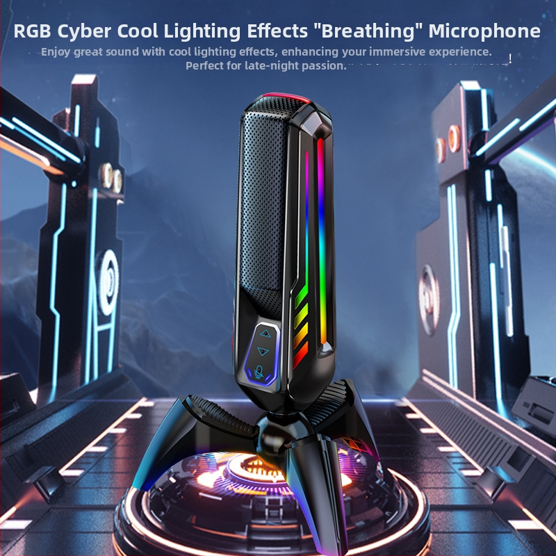 Професионален микрофон за запис, конферентни срещи и игри от Fashion Tribe HK4 – кабелен настолен микрофон, 0,5 W, 5 V, SNR < 60 dB