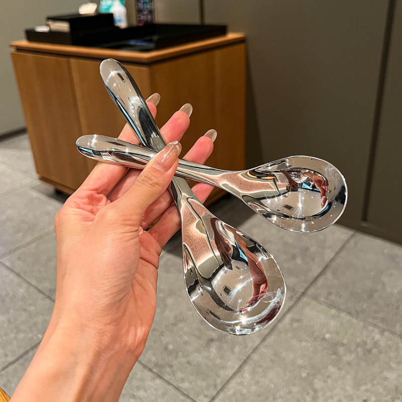 Lingură din oțel inoxidabil 316 – Stil minimalist modern, Model 316 Lingură italiană, Finisare oglindită, Brand Jianuochen