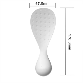 Lingură de orez – antiaderentă, rezistentă la temperaturi înalte, de calitate alimentară, cu design staționar