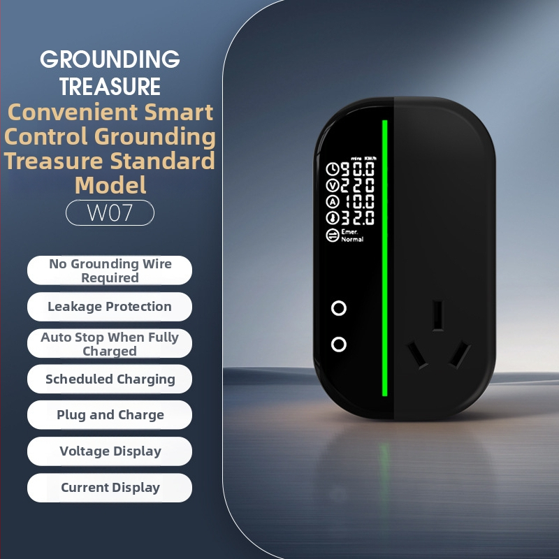 Įkrovimo žemės lizdas, 10–16A, 220V, 3.5kW – Tipas: laidinis lizdas