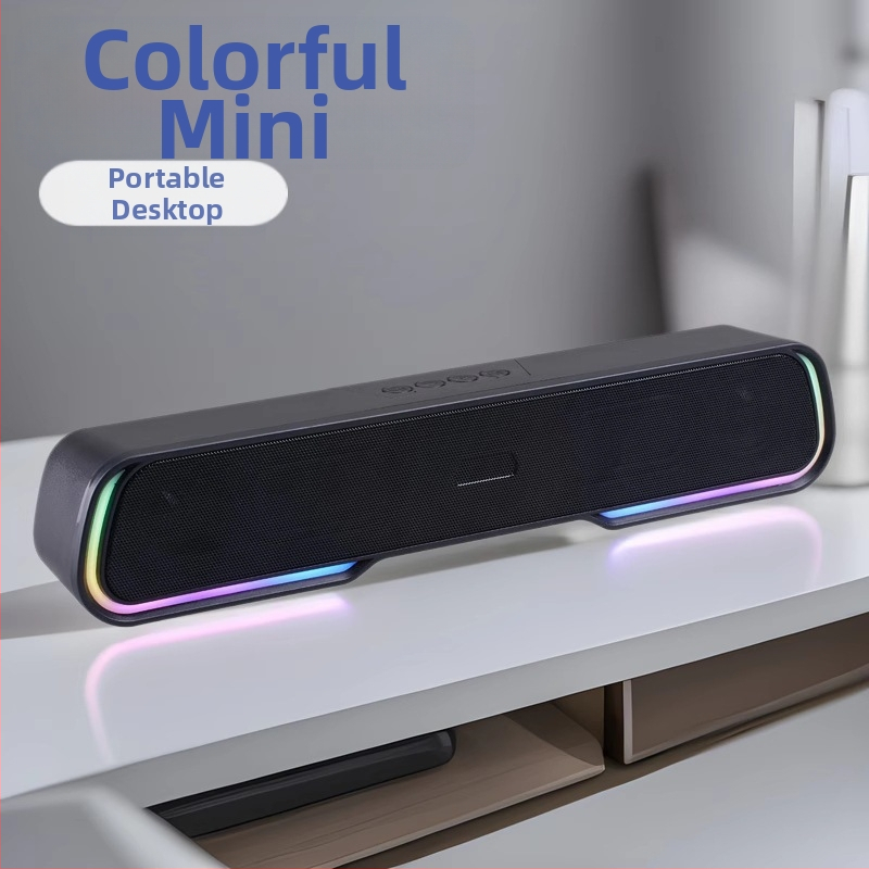 Bluetooth skaļrunis ar RGB apgaismojumu (10W, iekšējā baterija 1000–1200mAh, Bluetooth 5.3, diapazons 10 m)