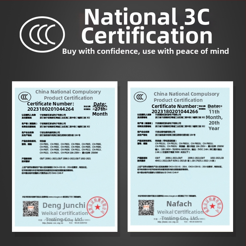 USB uzlādes kubveida barošanas bloks ar vairākām kontaktligzdām, 220V, 2500W, CCC sertifikāts