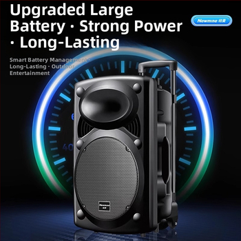 Neumann B12 Ārējais Karaoke skaļrunis, 2 skaļruņi, Bluetooth 5.0, iekšēja akumulatora jauda 2000–4000mAh, 30W