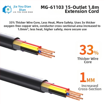 Mo Gong laidų lizdas su 15 jungčių, be deguonies vario šerdies, 10 A, 250 V AC