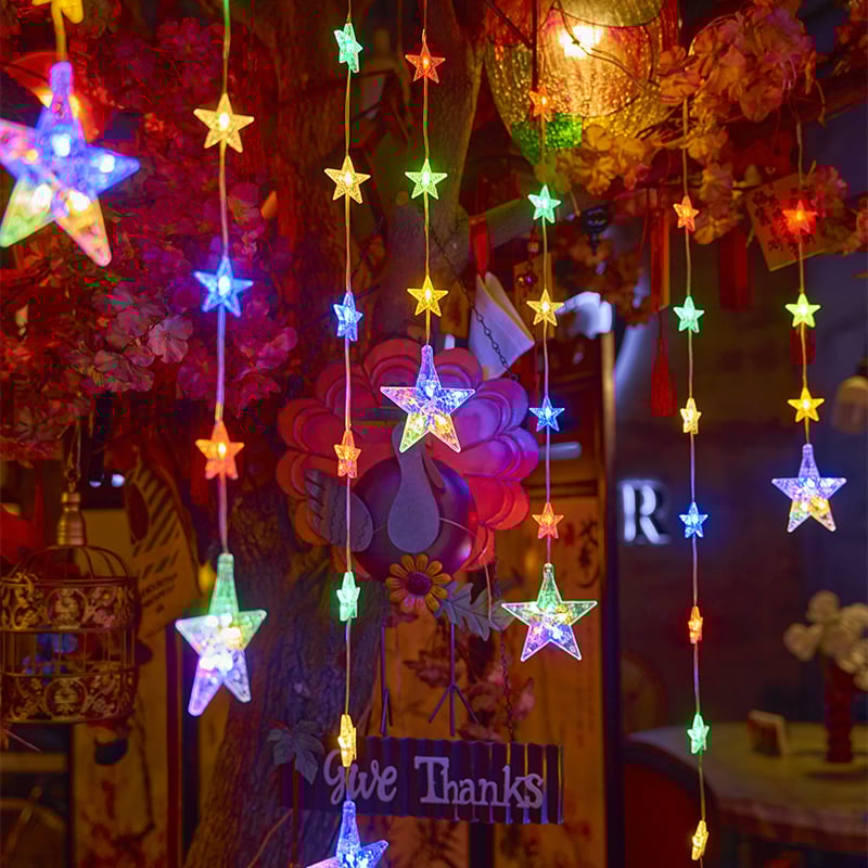 Hviezdne LED závesné svetlo, 100 LED, 220V, IP43