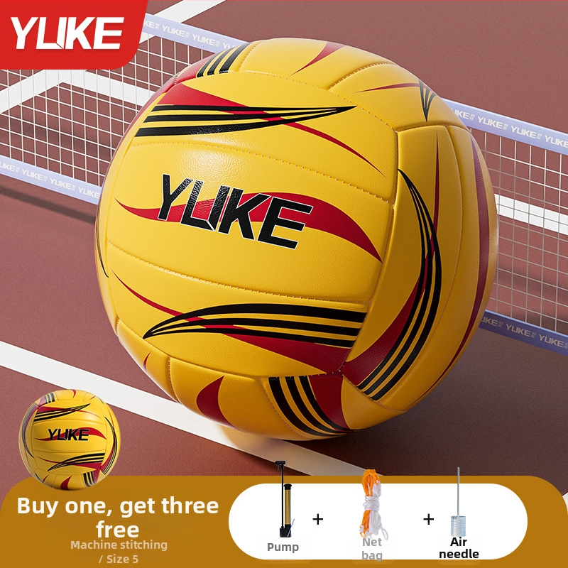 Yuke tinklinio kamuolys vidaus varžyboms, PVC, siūtas mechaniniu siuvimu, tinkamas treniruotėms ir varžyboms