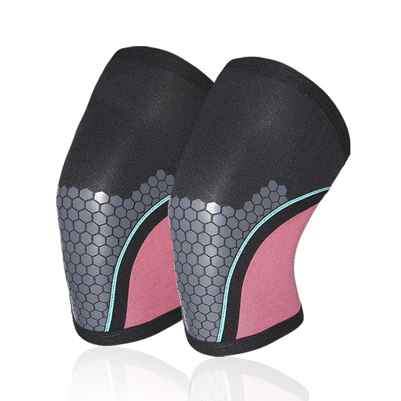 Genunchiere pentru squat la haltere, din neopren și cauciuc, pentru adulți, protecție pentru genunchi.