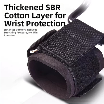 Riputamiseks mõeldud tõmbe konks — metallist randmekaitse, täiskasvanutele, fitnessiks ja deadliftiks