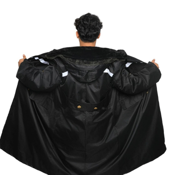 Ilga pliušinė žieminė striukė su nuimamu vidiniu pamušalu, atspari vandeniui, vėjui, šilta ir atspari dėvėjimui