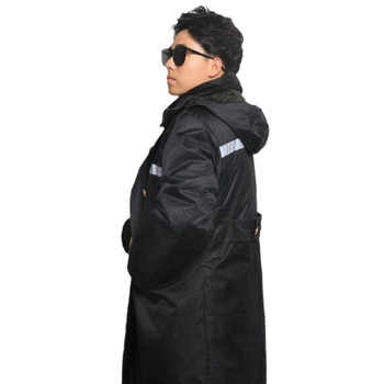 Ilga pliušinė žieminė striukė su nuimamu vidiniu pamušalu, atspari vandeniui, vėjui, šilta ir atspari dėvėjimui