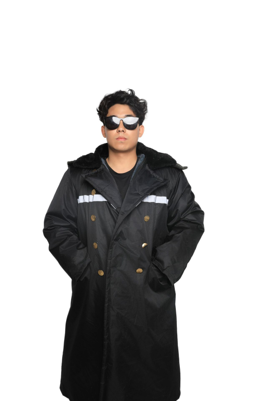 Ilga pliušinė žieminė striukė su nuimamu vidiniu pamušalu, atspari vandeniui, vėjui, šilta ir atspari dėvėjimui