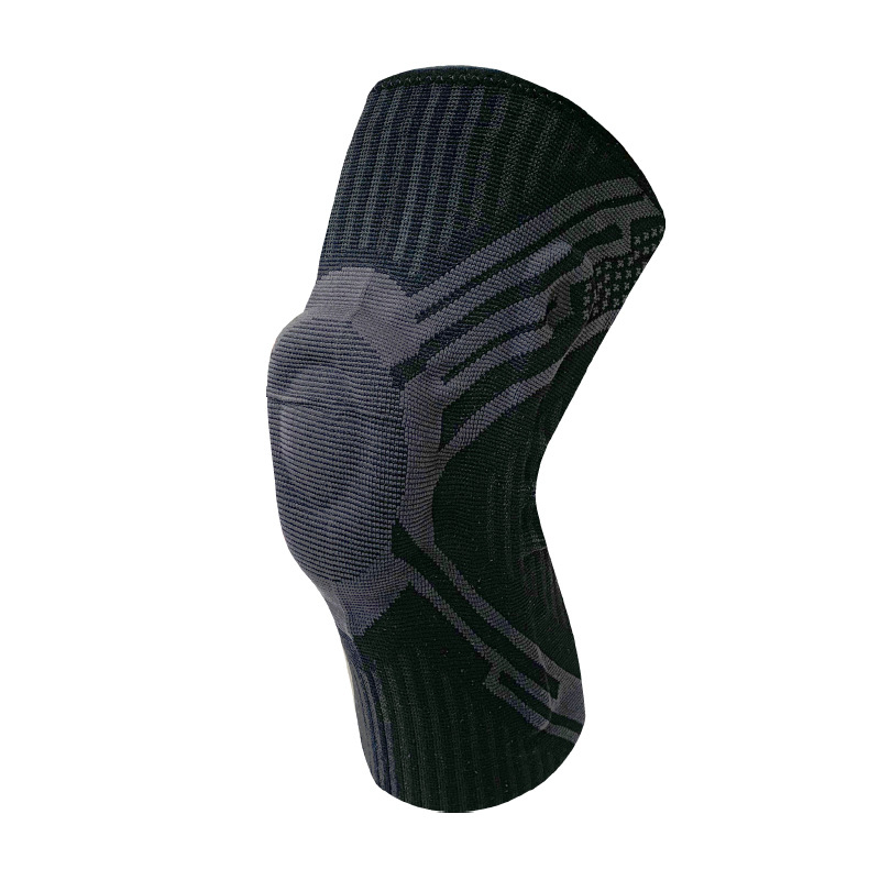 Genunchi sport – manșon protector pentru articulația genunchiului, din poliester, fibre elastice dienă, nylon și spandex, pentru baschet, fotbal, alergare și fitness