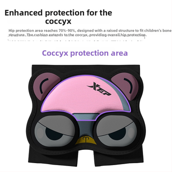 Guipishi Детски удебелени панталони за таз с защита – EVA+Лайкра, подходящи за ролкови кънки и зимни спортове – защитно облекло