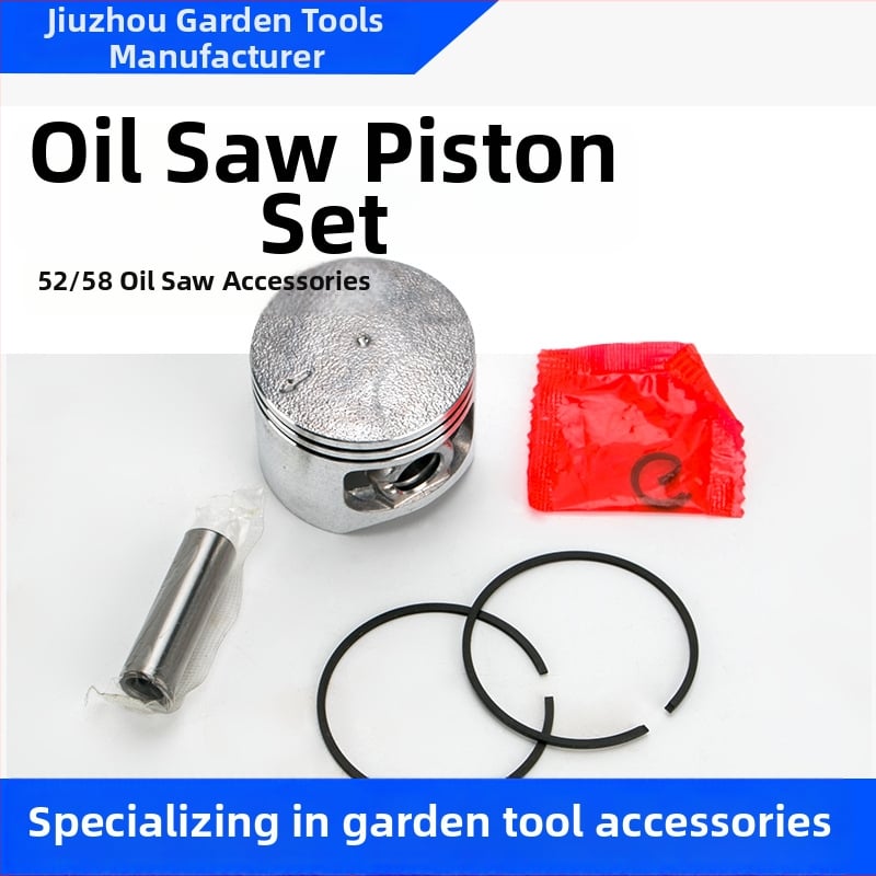 Kyushu garden 52/58 комплект цилиндър за бензинова резачка – поршнев пръстен, цилиндър, цилиндър-блок, сборка, аксесоари