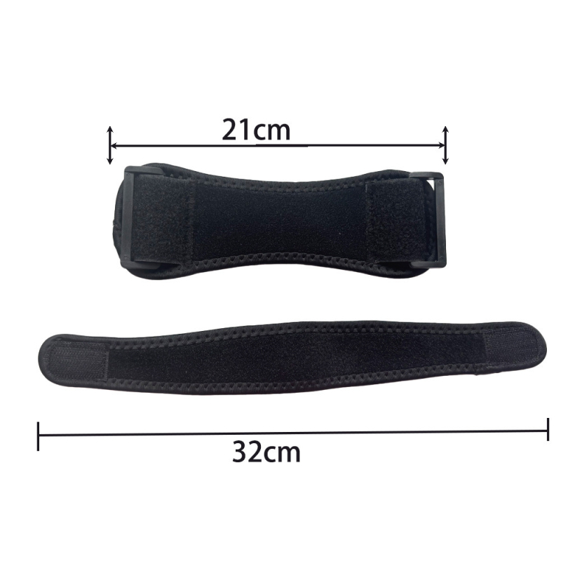 Protecție pentru genunchi cu curea de susținere profesională, material poliester, universal, potrivit pentru alergare, baschet și drumeții, ușoară 25 g