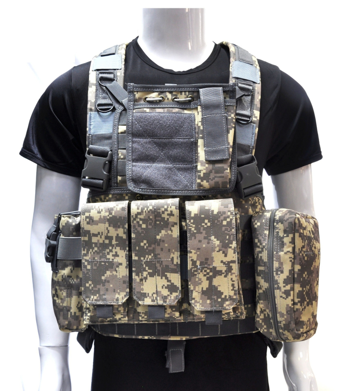 Taktinė liemenė RRV modelis, lengva ir kvėpuojanti, krovinio dizainas, Oxford audinys, ACAMO