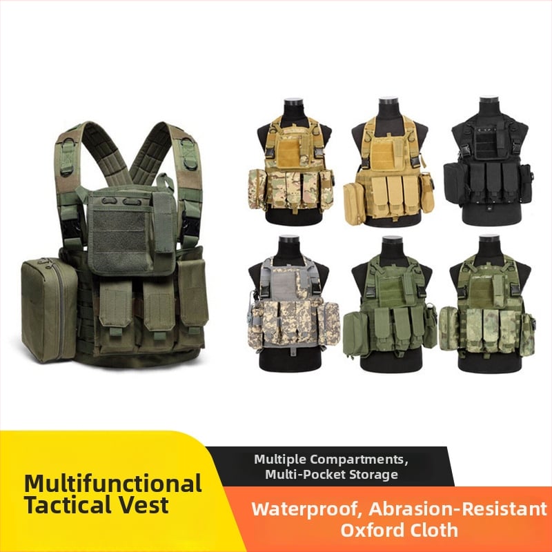 Taktinė liemenė RRV modelis, lengva ir kvėpuojanti, krovinio dizainas, Oxford audinys, ACAMO