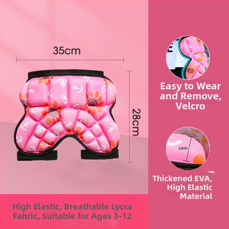 Protecții pentru șolduri la patinaj pentru copii – material burete, model tb-0828, protecție încheietură