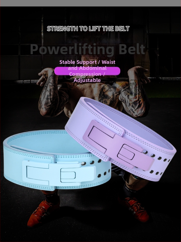 Talje kaitse vöö fitnessi jaoks svirtsu mehhanismiga — mikrokiudmaterjal, täiskasvanud, sobib sportlike treeningutele