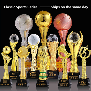 Kristāla trofeja sporta sacensībām | Pielāgojama ar logotipu | Izmēri 8x28 | Svars 1,5 kg