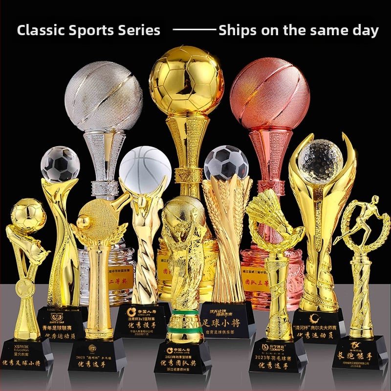 Kristāla trofeja sporta sacensībām | Pielāgojama ar logotipu | Izmēri 8x28 | Svars 1,5 kg