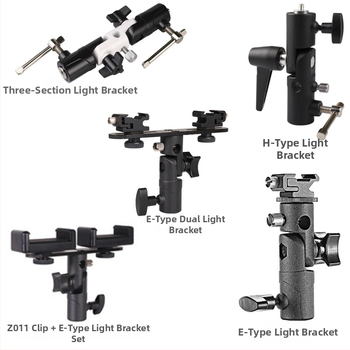 Трипод лампена стойка с регулируемо трисекционно рамо, база тип H, алуминиева сплав стойка, носимост до 2–5 кг