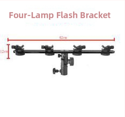 Трипод лампена стойка с регулируемо трисекционно рамо, база тип H, алуминиева сплав стойка, носимост до 2–5 кг