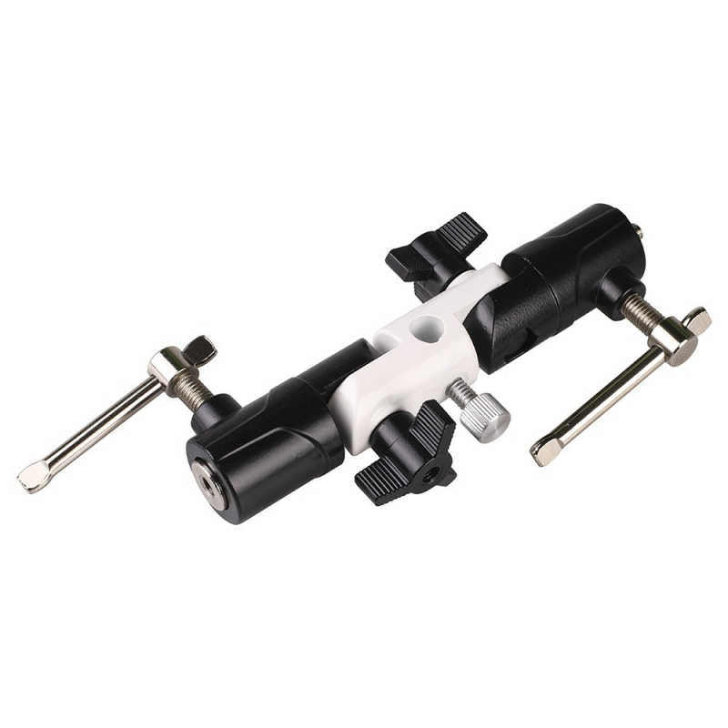 Трипод лампена стойка с регулируемо трисекционно рамо, база тип H, алуминиева сплав стойка, носимост до 2–5 кг