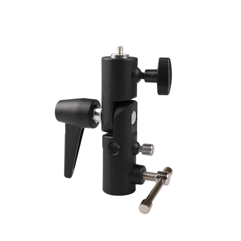 Трипод лампена стойка с регулируемо трисекционно рамо, база тип H, алуминиева сплав стойка, носимост до 2–5 кг