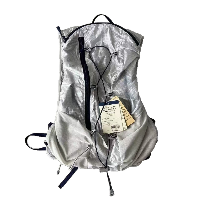 PU medžiagos žygio kuprinė, atspari vandeniui, ultralengva, oro pagalvės pečių diržai, unisex, didelė talpa