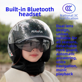 Elektrinio automobilio šalmas, ABS, 3/4 stiliaus, 3C sertifikatas, universalus visiems metų laikams