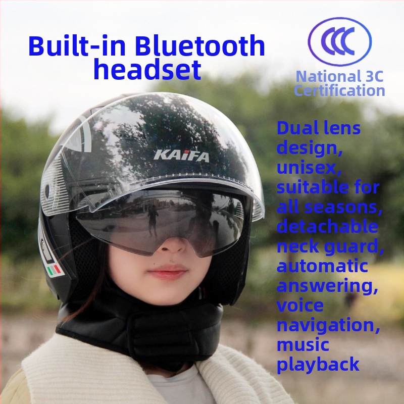 Elektrinio automobilio šalmas, ABS, 3/4 stiliaus, 3C sertifikatas, universalus visiems metų laikams