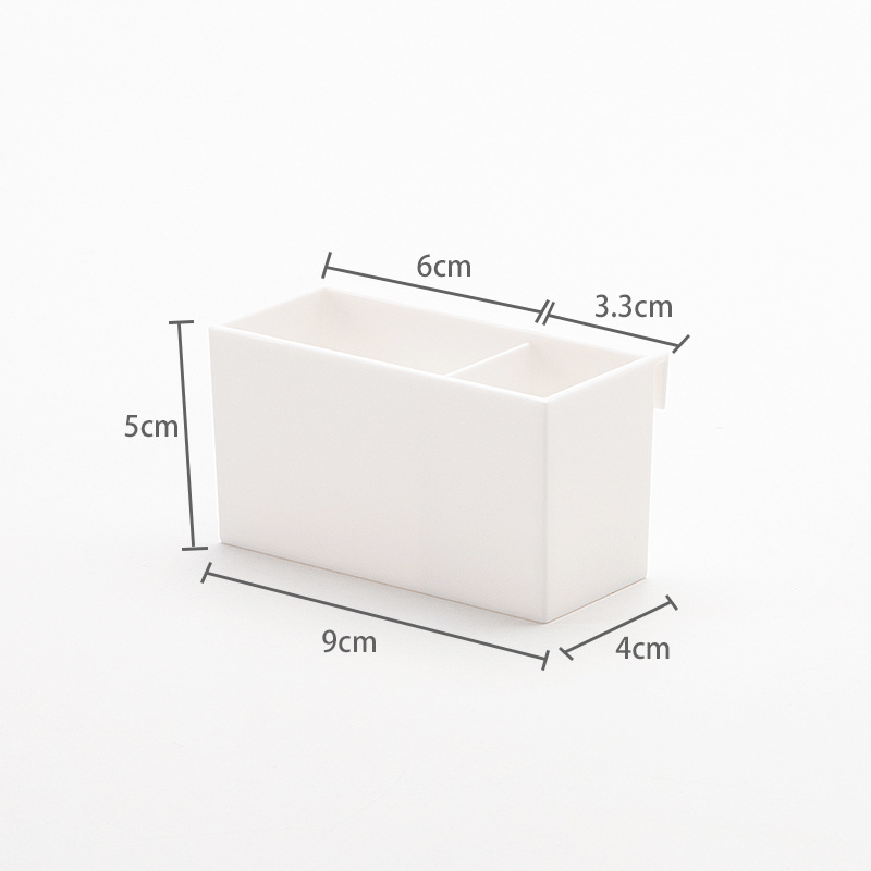 Десктоп държач за файлове – 1-слоен PP органайзер за канцеларски материали, прост и модерен Muji-стил