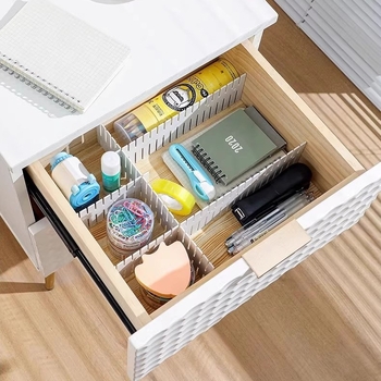 Органайзер за чекмедже, пластмасов, прост модерен стил, 1 слой, настолно съхранение, модел 5638