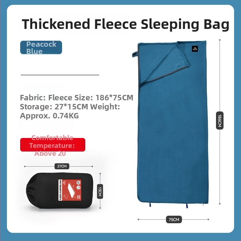 Voko formos miego maišelis, 100% poliesterio audinys ir pamušalas, svoris 500 g, suaugusiems, tinkamas naudai viešbučiuose, stovyklavietėse, gyvenamajame kambaryje ir biuruose.