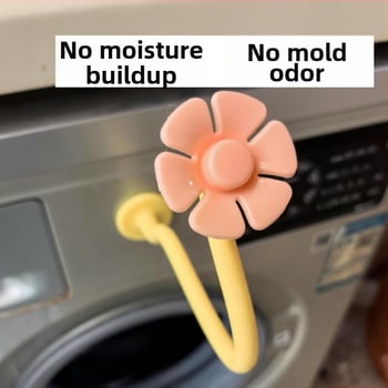 Skalbyklos durų laikiklis – neslidus, reguliuojamas, judantis, be montavimo, plastikinis