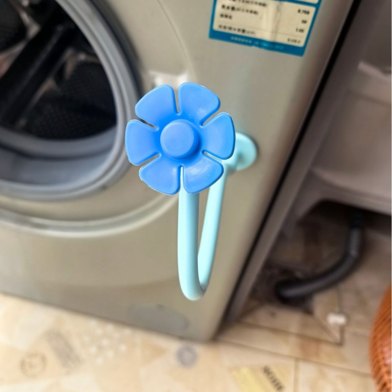 Skalbyklos durų laikiklis – neslidus, reguliuojamas, judantis, be montavimo, plastikinis