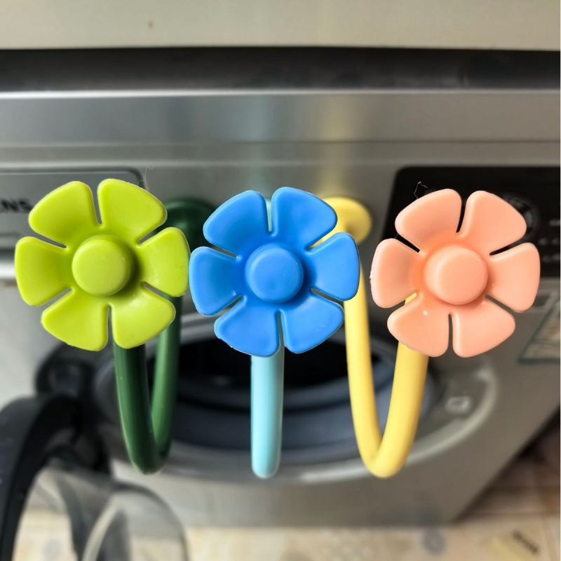 Skalbyklos durų laikiklis – neslidus, reguliuojamas, judantis, be montavimo, plastikinis