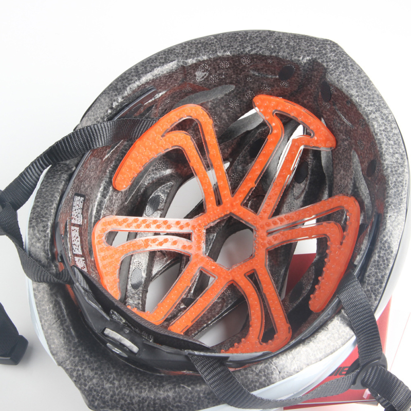 Unutarnja navlaka kacige za bicikl – prozračna silikon podloga za masažu glave, DRCK HROS, unisex, jednobojna, s otisnutim logom