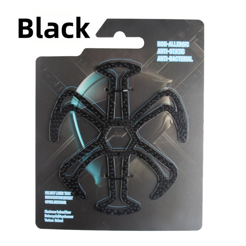 Velosipēdu ķiveres iekšējā oderē – elpojošs silikona spilventiņš ar galvas masāžas aizsardzību, DRCK HROS, universāla, vienkrāsaina ar logotipu